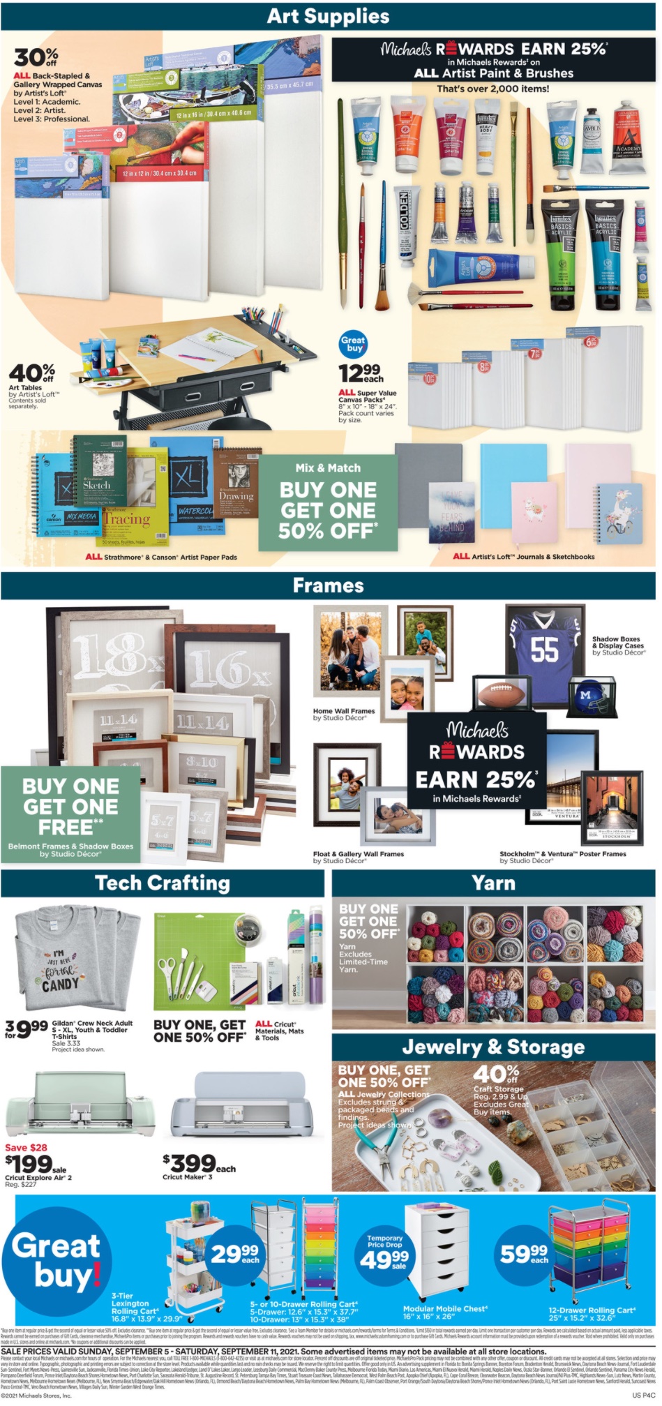 Michaels Weekly Ad Sep 5 - 11, 2021 | WeeklyAds2