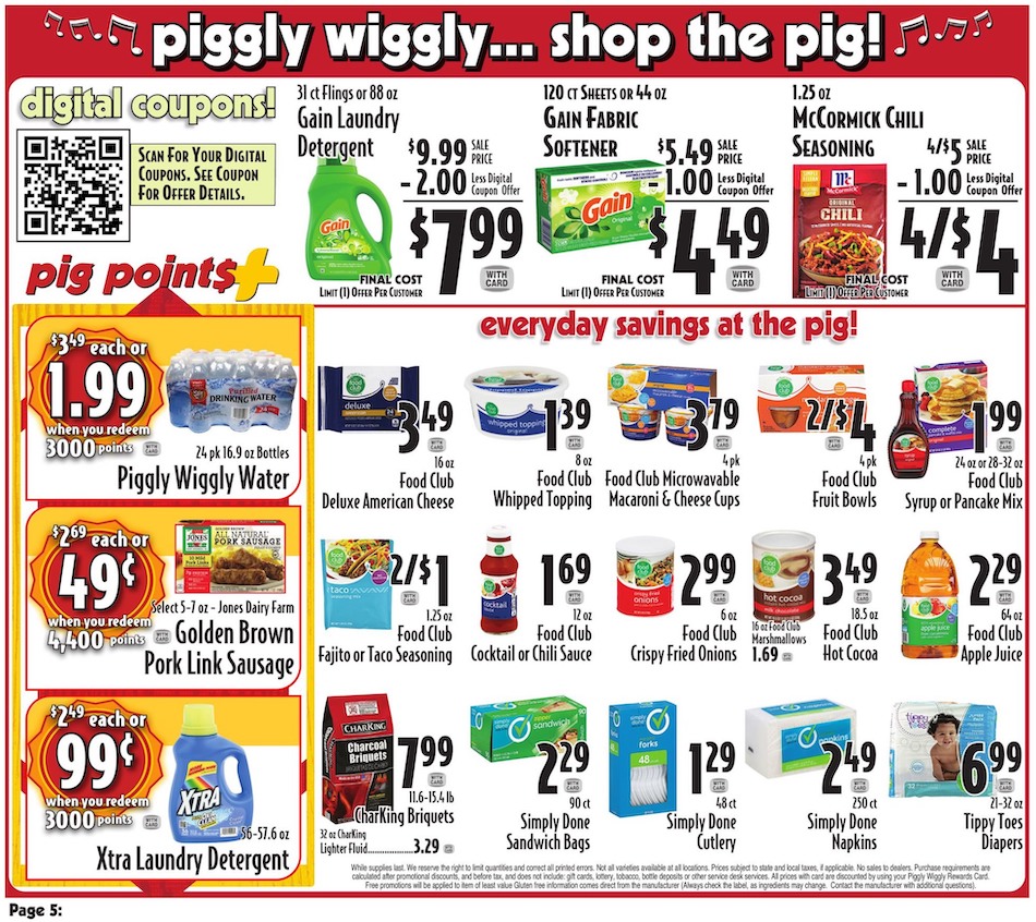 Piggly Wiggly Ad page 5