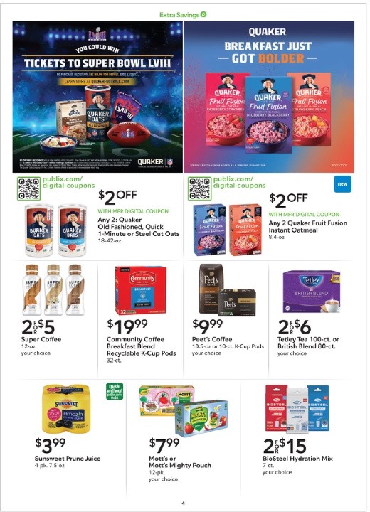 Publix Weekly Ad page 4
