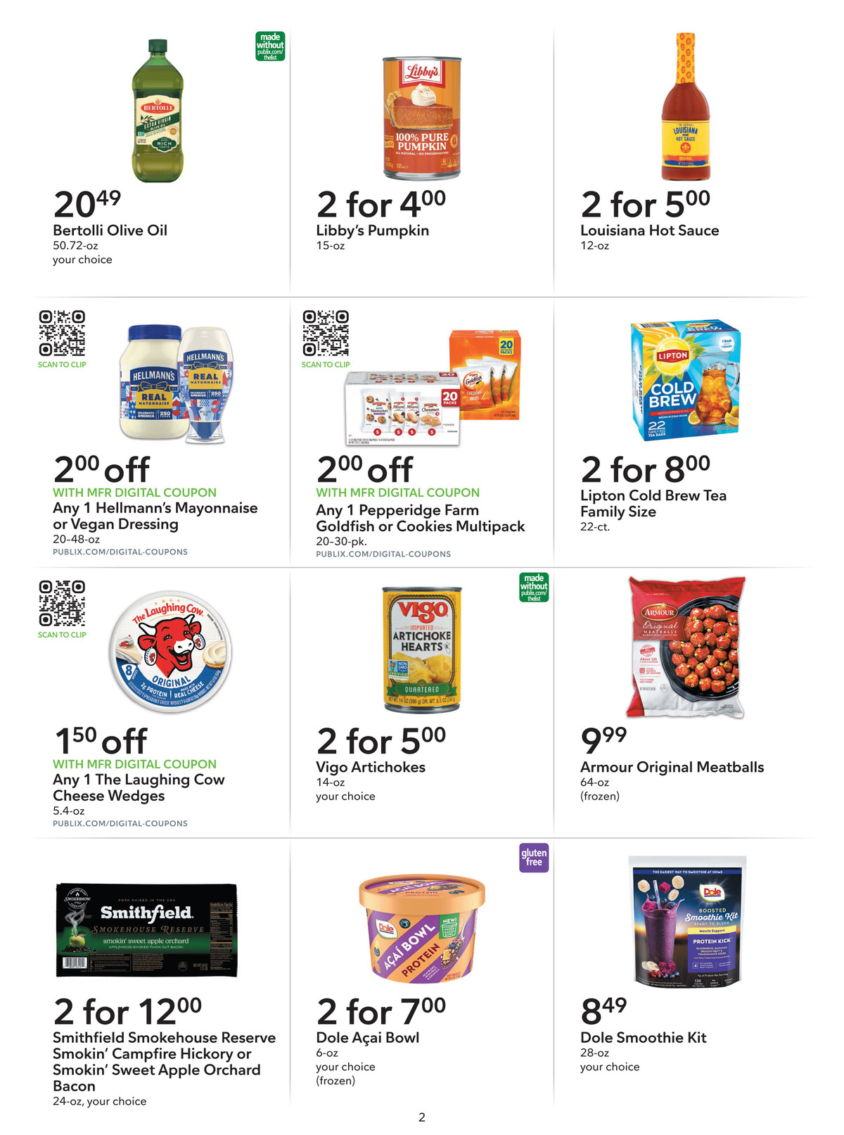 Publix Extra Savings August 27 - September 9, 2026 page 2