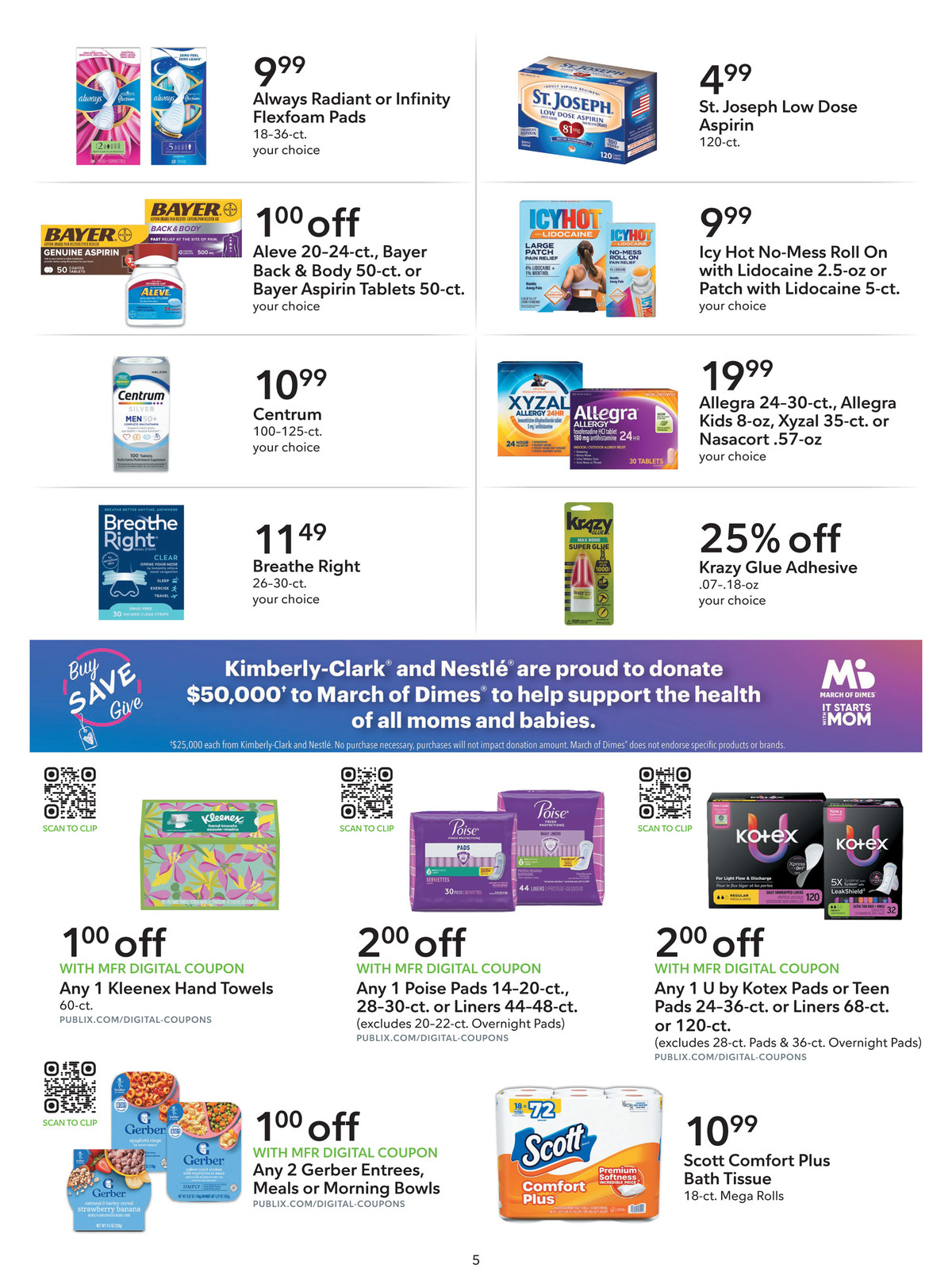 Publix Extra Savings August 27 - September 9, 2026 page 5