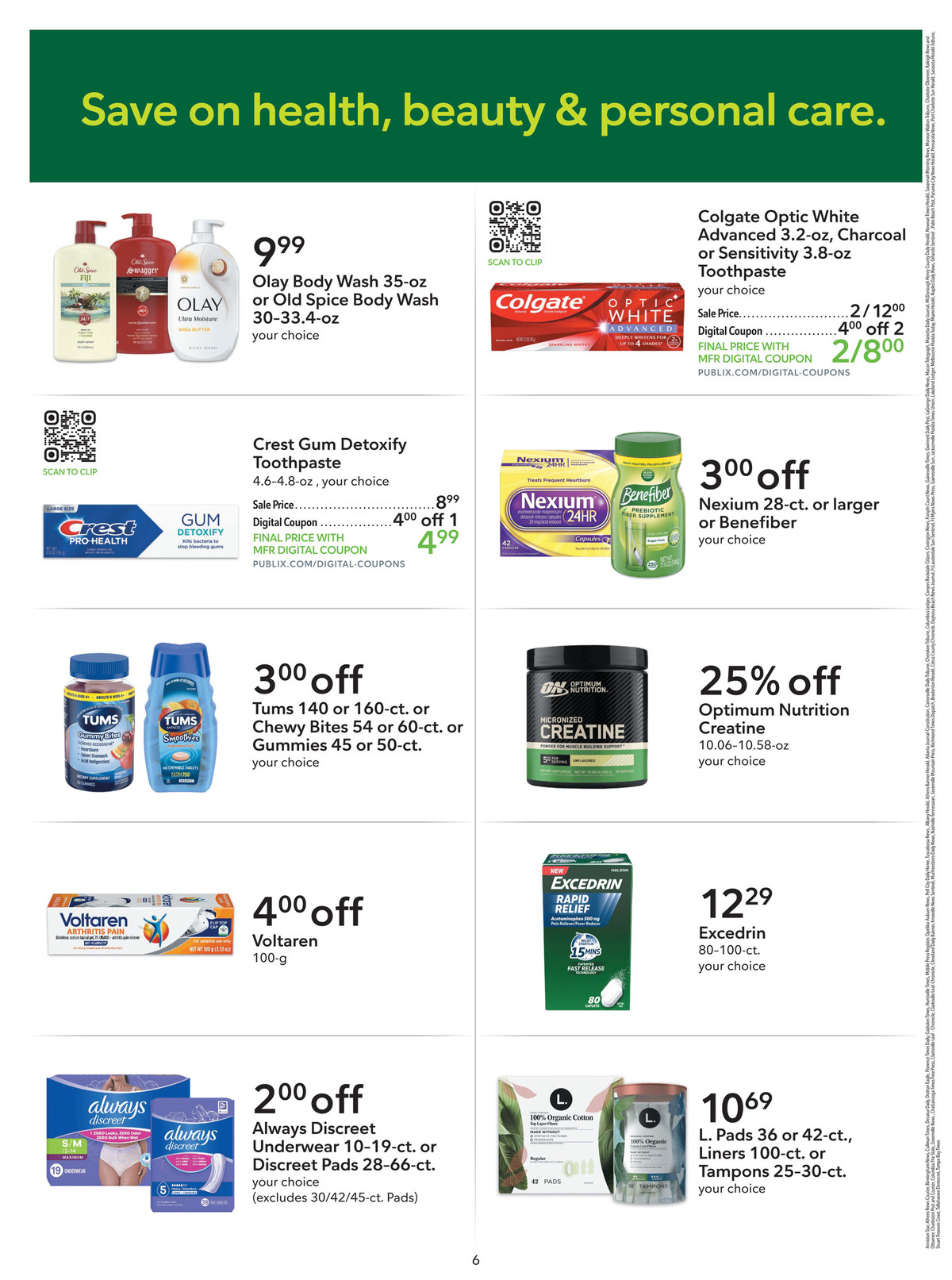 Publix Extra Savings August 27 - September 9, 2026 page 6