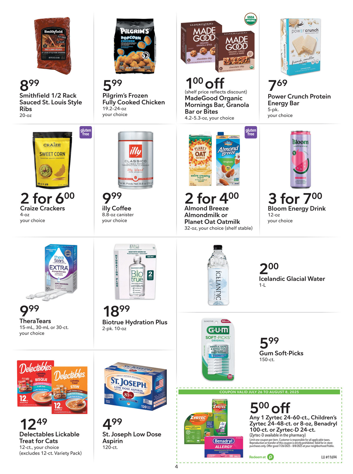 Publix Weekly Ad page 4