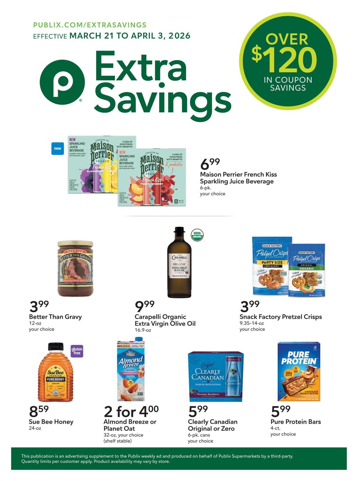 Publix Extra Savings March 21 - April 3, 2026 | WeeklyAds2
