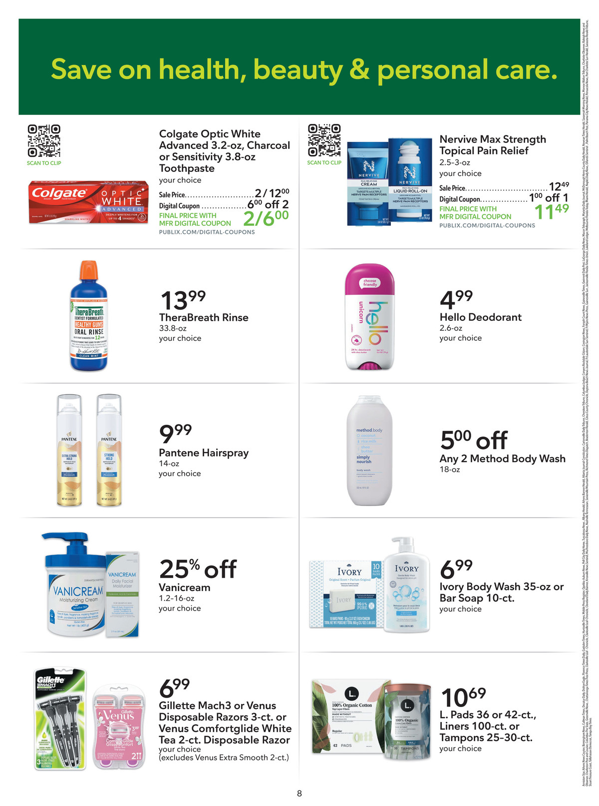 Publix Weekly Ad page 8