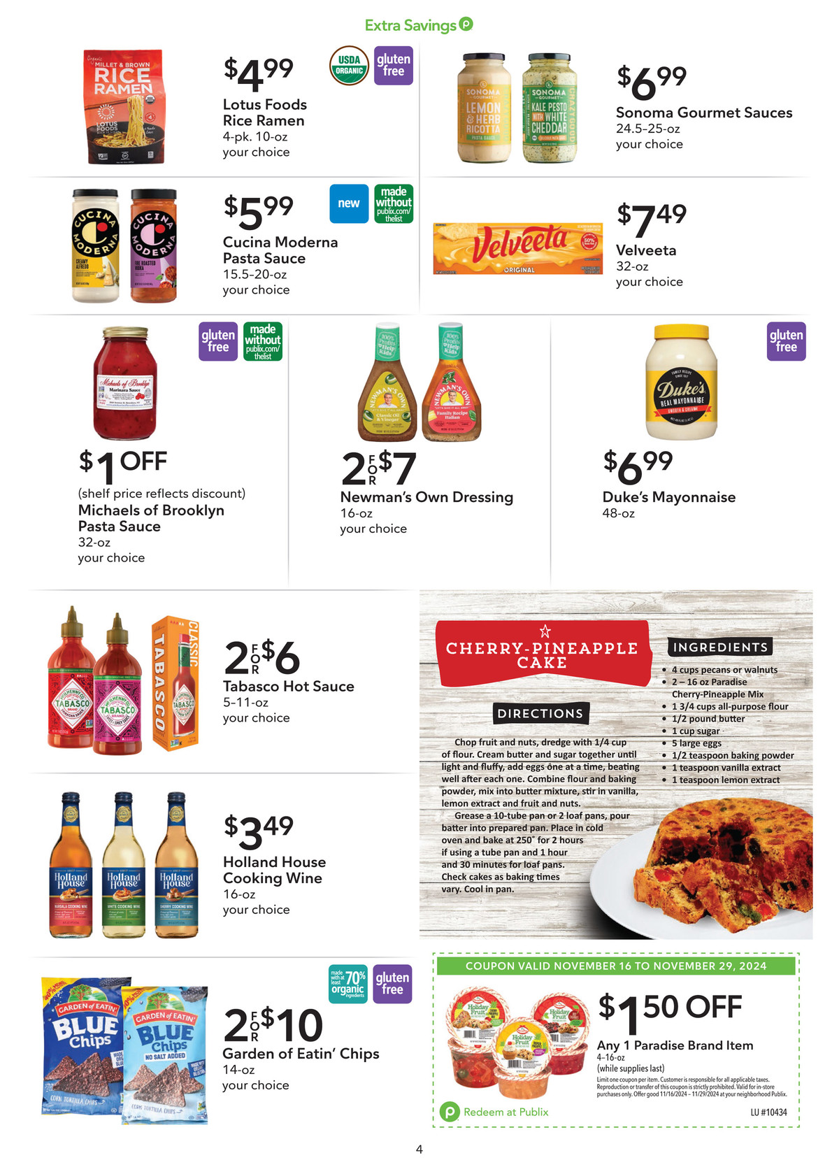 Publix Weekly Ad page 4