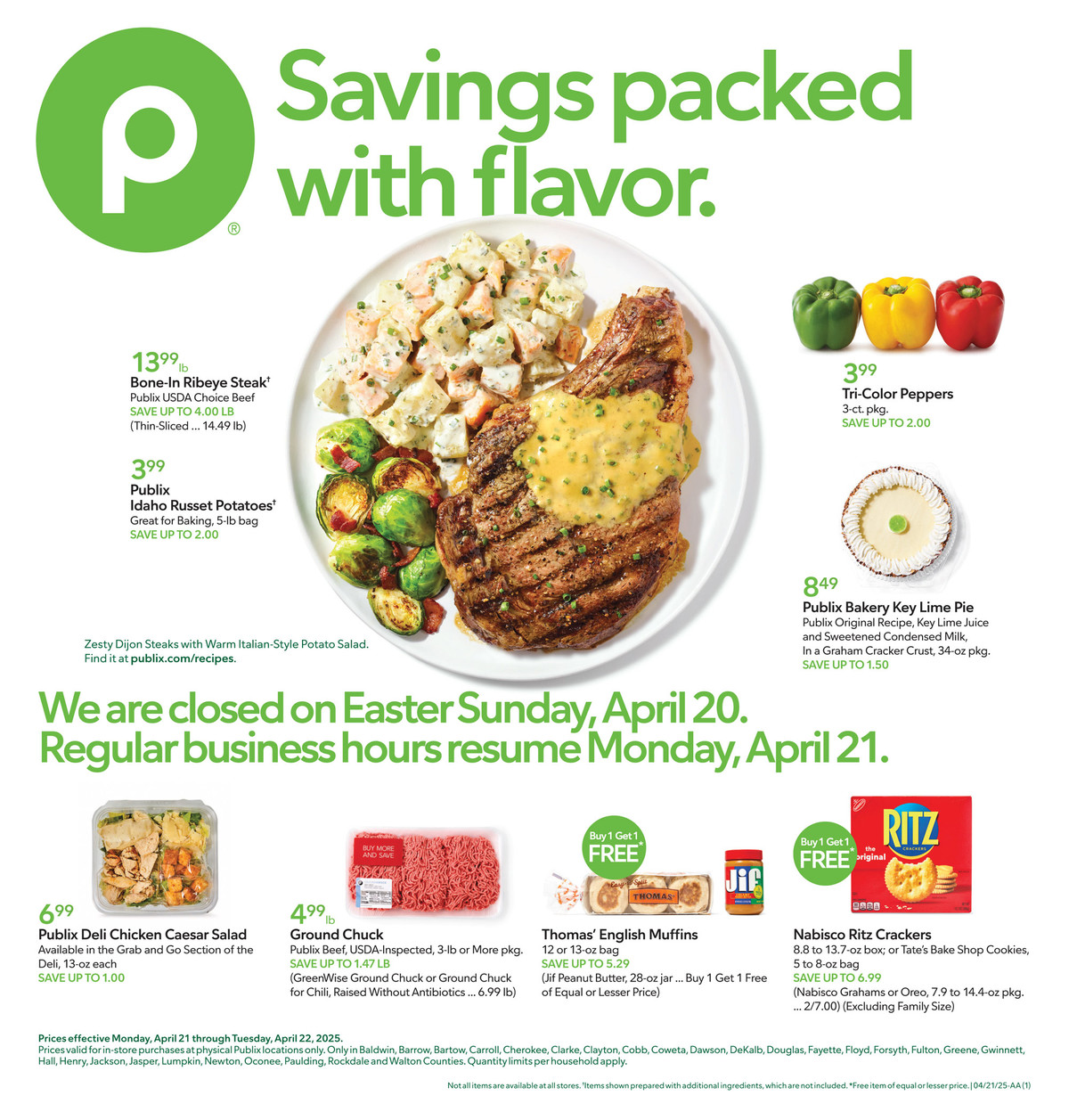 Publix Weekly Ad April 20 - 22, 2025 | WeeklyAds2