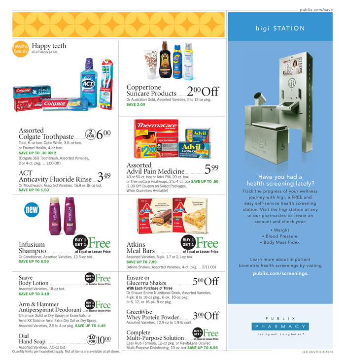 Publix Weekly Ad Apr 26 - May 2 2017 page 13