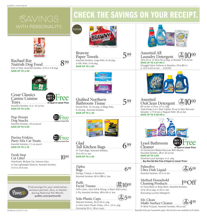 Publix Weekly Ad Apr 26 - May 2 2017 page 14