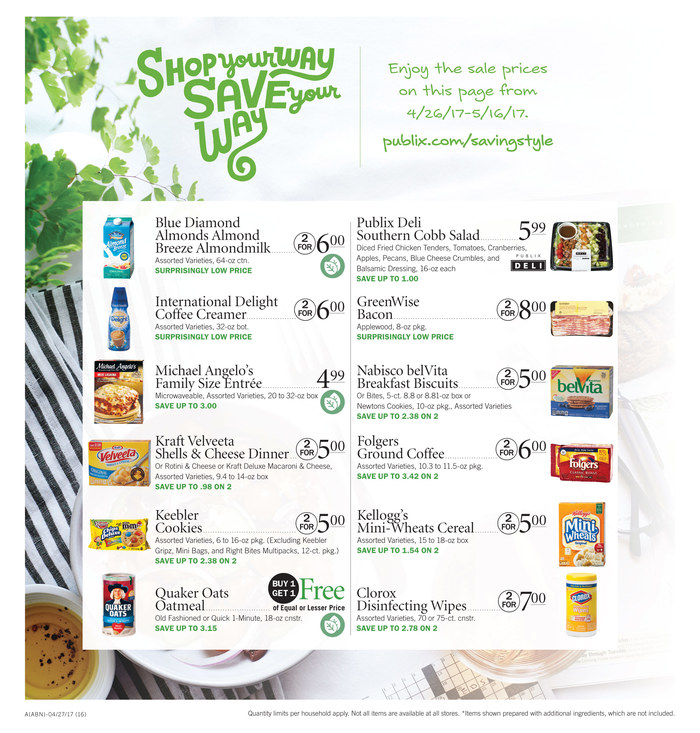 Publix Weekly Ad Apr 26 - May 2 2017 page 16