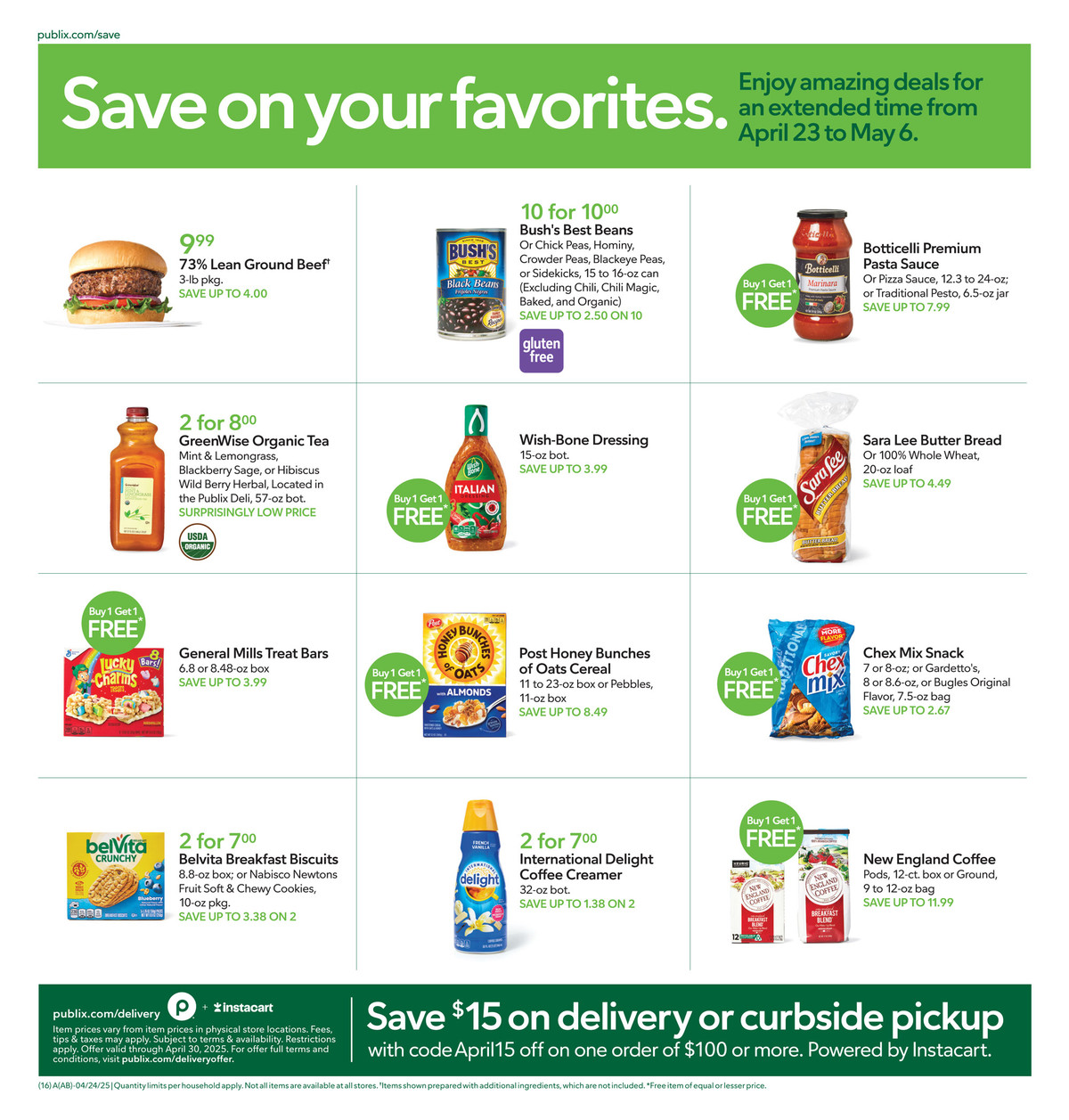 Publix Weekly Ad April 29 - May 6, 2025 | WeeklyAds2