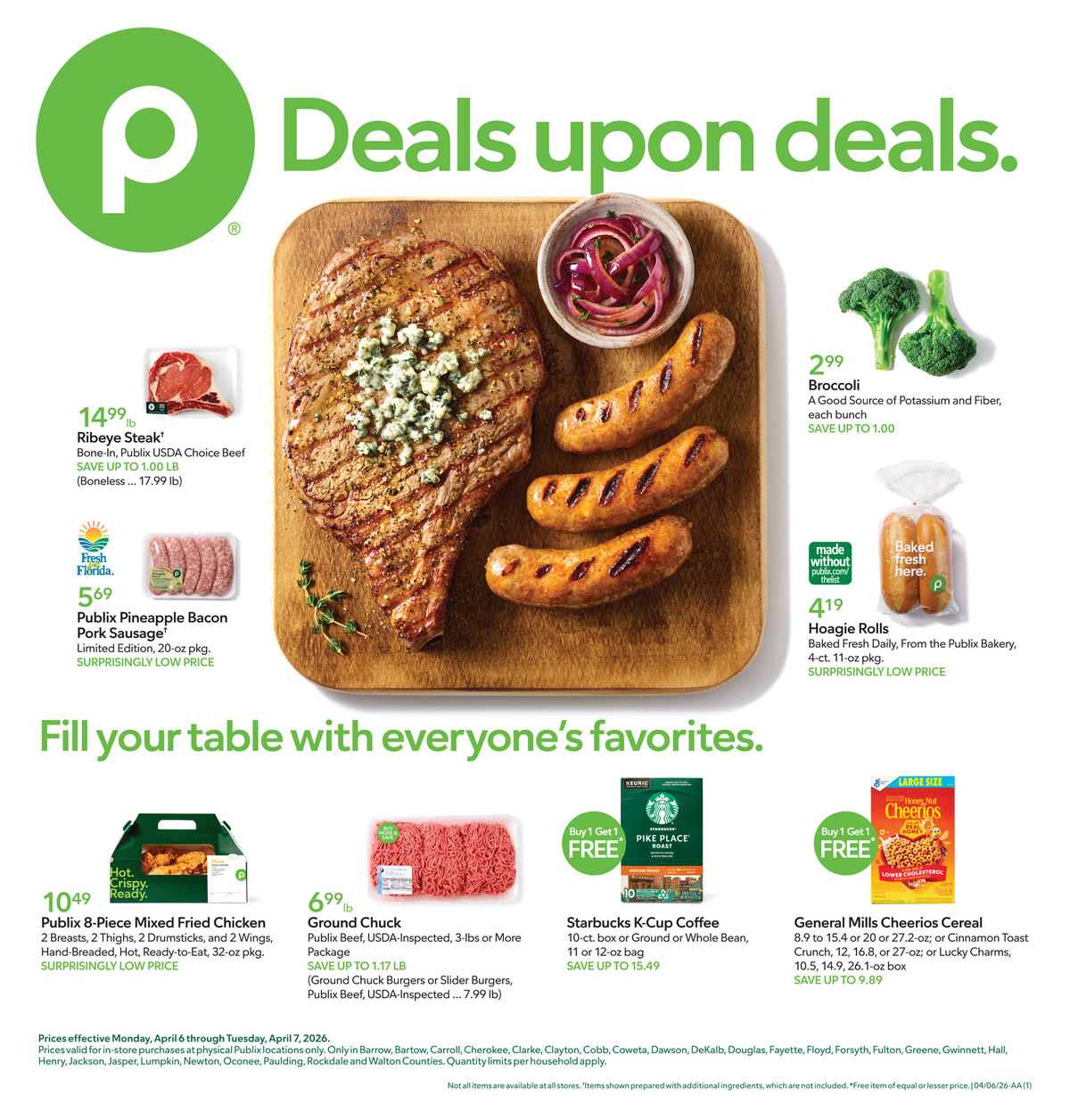 Publix Weekly Ad April 5 - 7, 2026 | WeeklyAds2