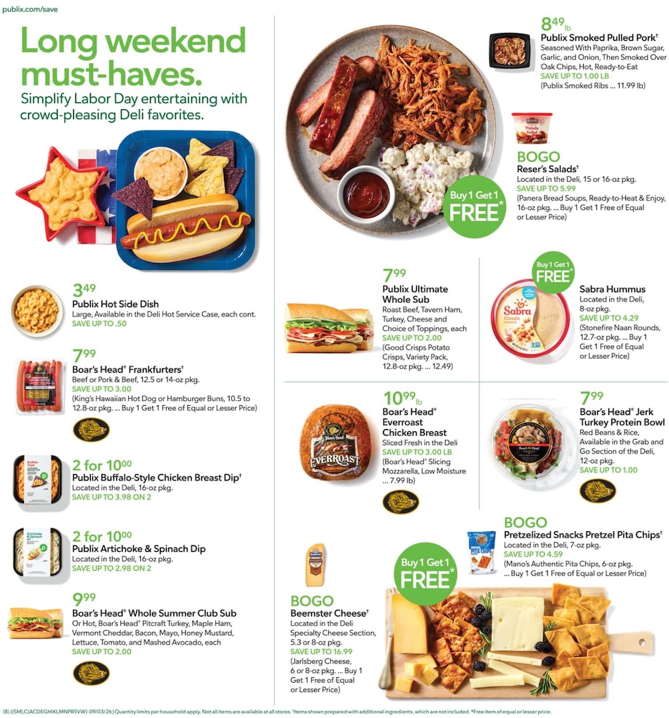 Publix Weekly Ad Sep 2 - 8, 2026 page 8