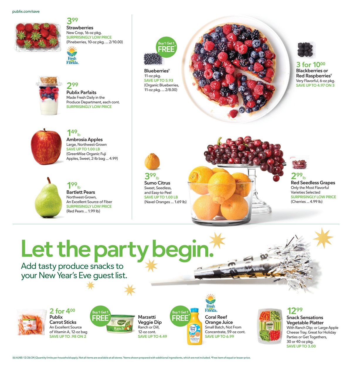 Publix Weekly Ad December 25, 2024 - January 1, 2025 | WeeklyAds2