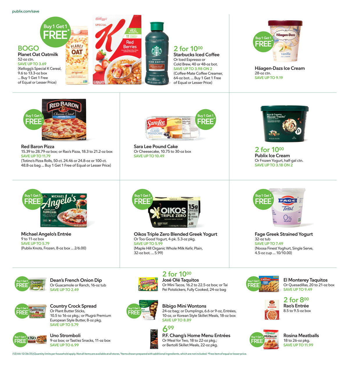 Publix Weekly Ad page 12
