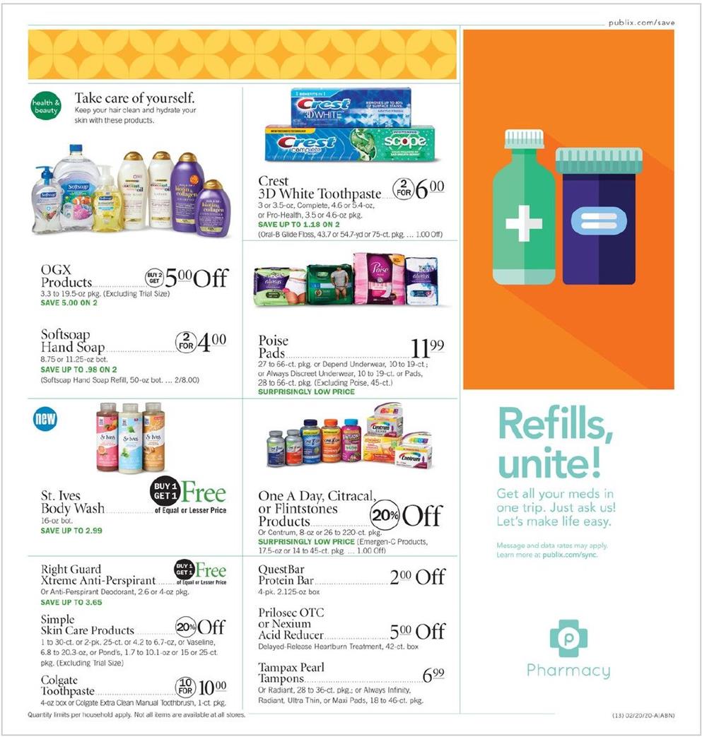 Publix Weekly Ad Feb 19 - 25, 2020 page 13