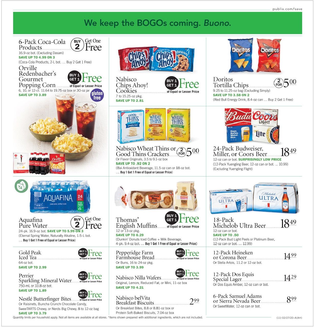 Publix Weekly Ad Feb 26 - Mar 3, 2020 page 11