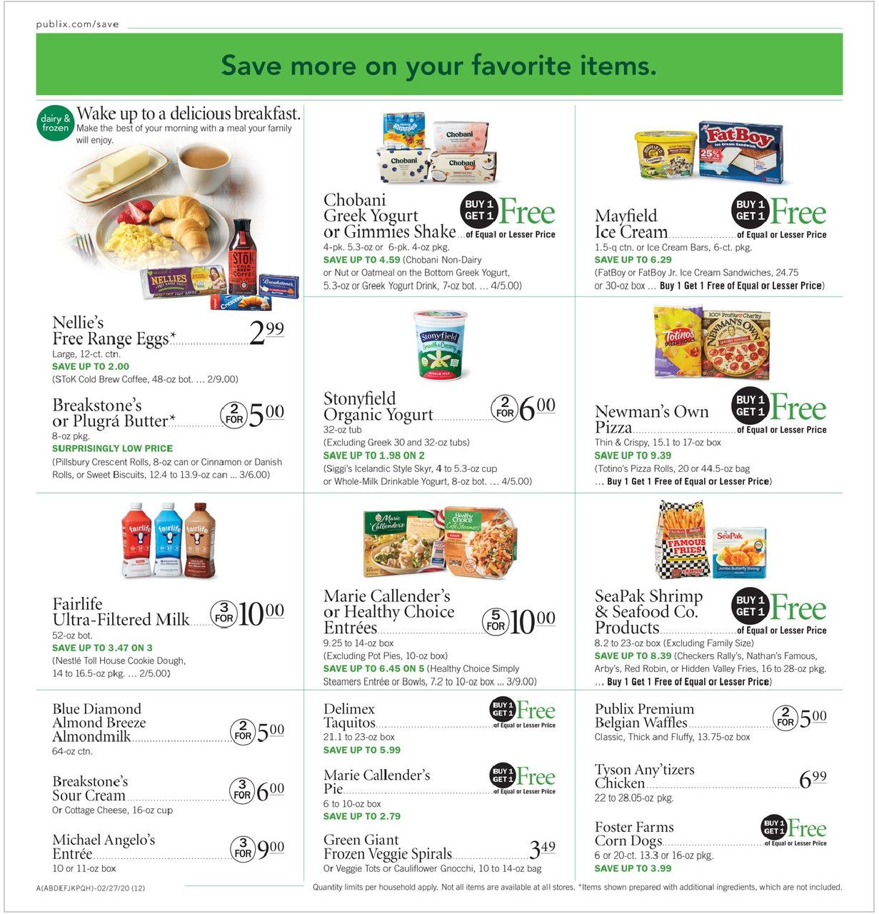 Publix Weekly Ad Feb 26 - Mar 3, 2020 page 12