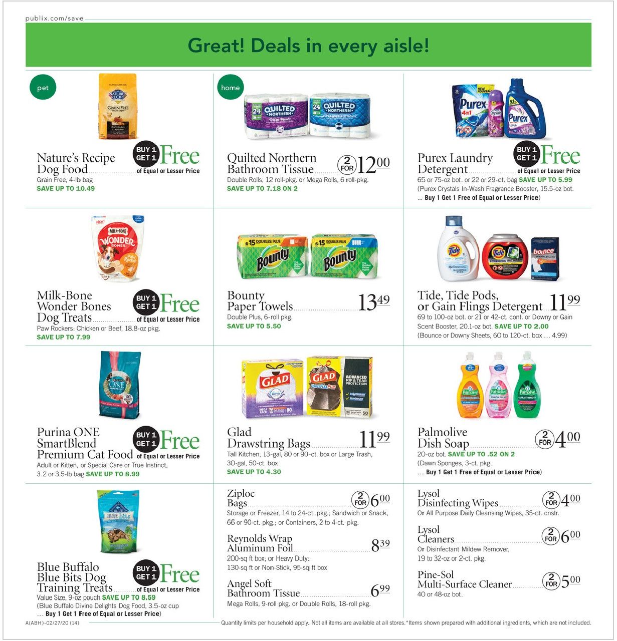 Publix Weekly Ad Feb 26 - Mar 3, 2020 page 14