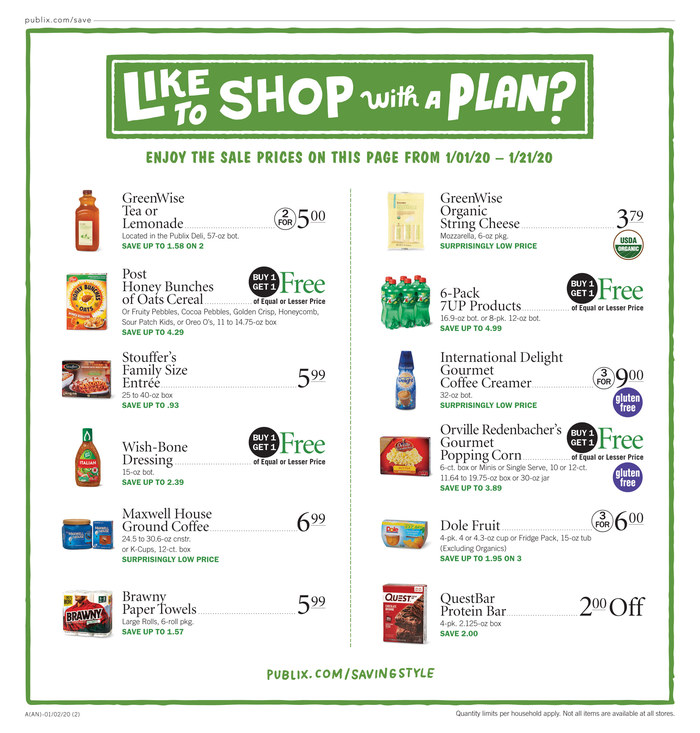 Publix Weekly Ad Jan 15 - 21, 2020 page 17