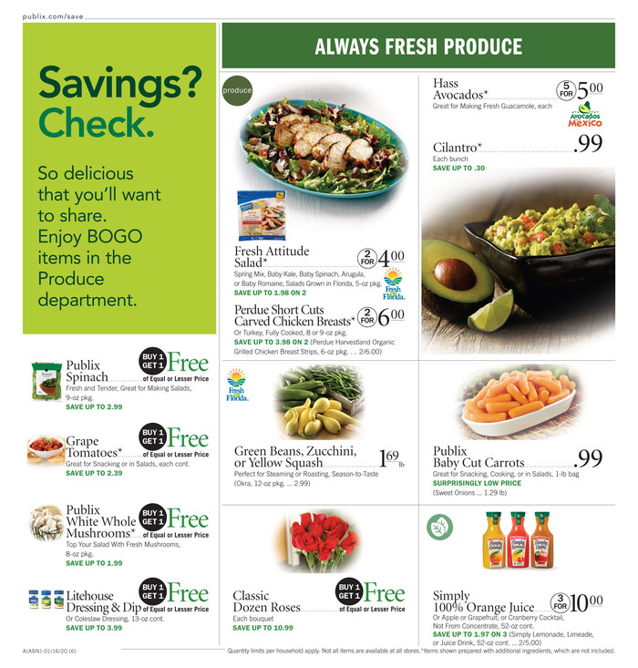 Publix Weekly Ad Jan 15 - 21, 2020 page 6