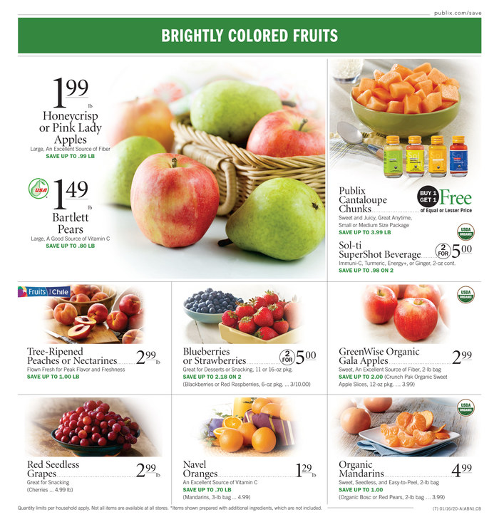 Publix Weekly Ad Jan 15 - 21, 2020 page 7