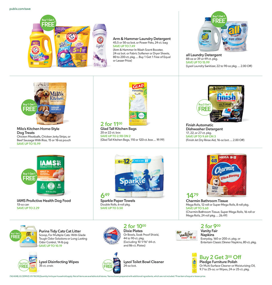 Publix Weekly Ad Jan 17 - 23, 2024 | WeeklyAds2