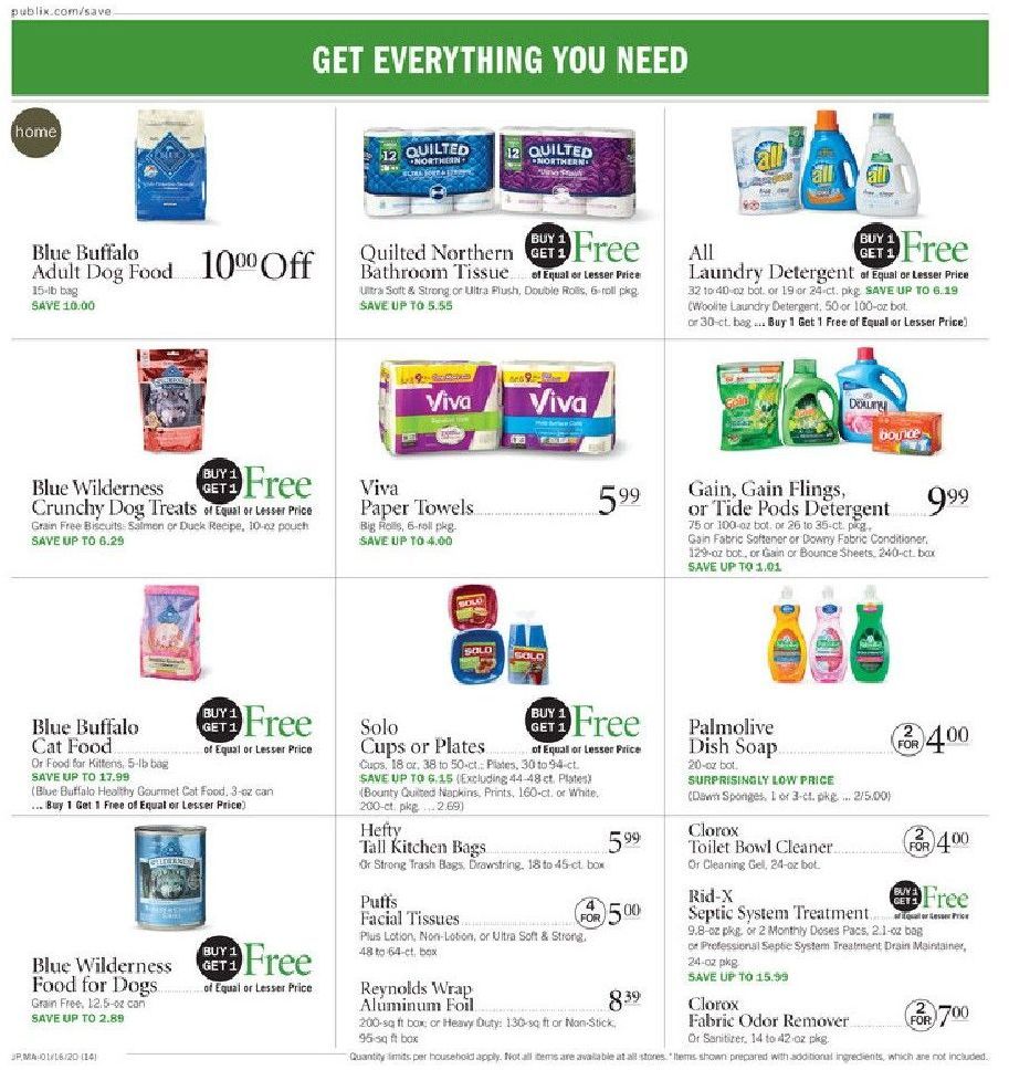 Publix Weekly Ad Jan 22 - 28, 2020 page 14