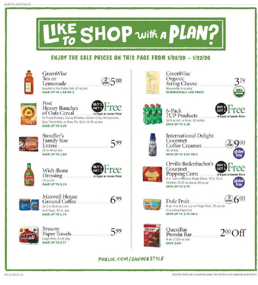 Publix Weekly Ad Jan 22 - 28, 2020 page 17