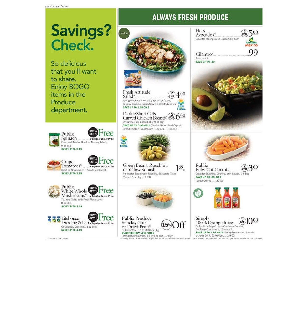 Publix Weekly Ad Jan 22 - 28, 2020 page 6