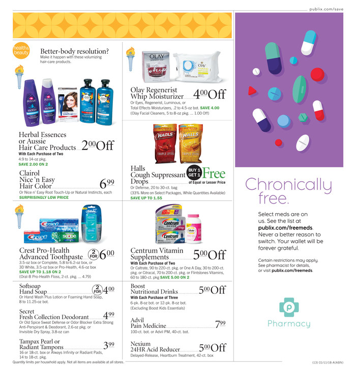Publix Weekly Ad January 10 - 16, 2018 page 14