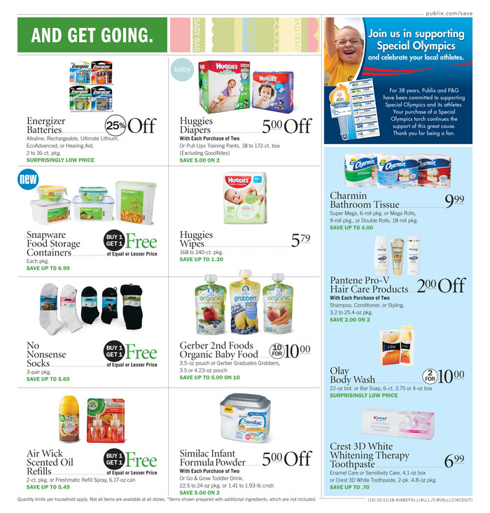 Publix Weekly Ad January 10 - 16, 2018 page 16