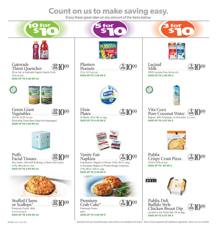 Publix Weekly Ad January 10 - 16, 2018 page 17