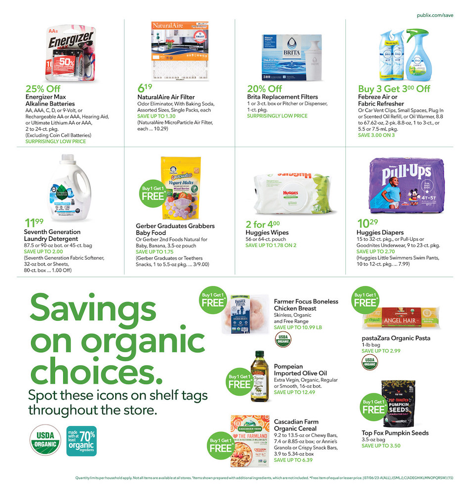 Publix Weekly Ad Jul 5 - 11, 2023 page 15