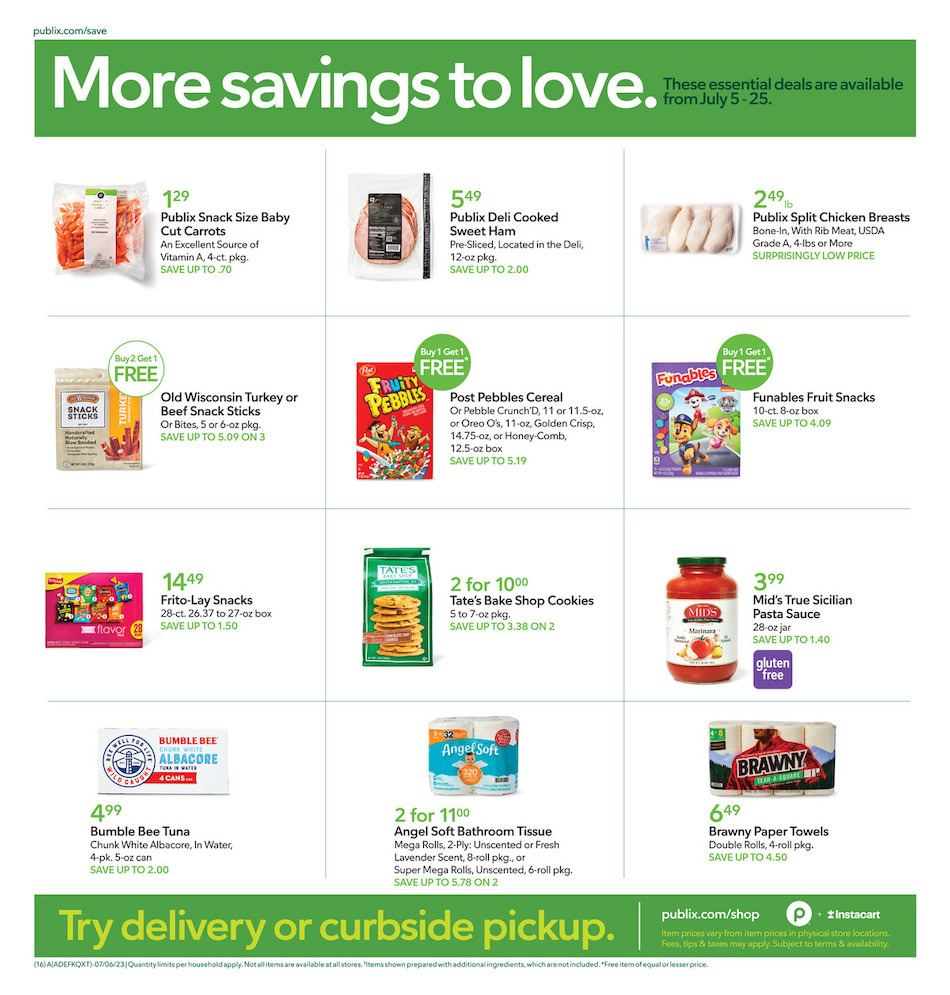 Publix Weekly Ad Jul 5 - 11, 2023 page 16