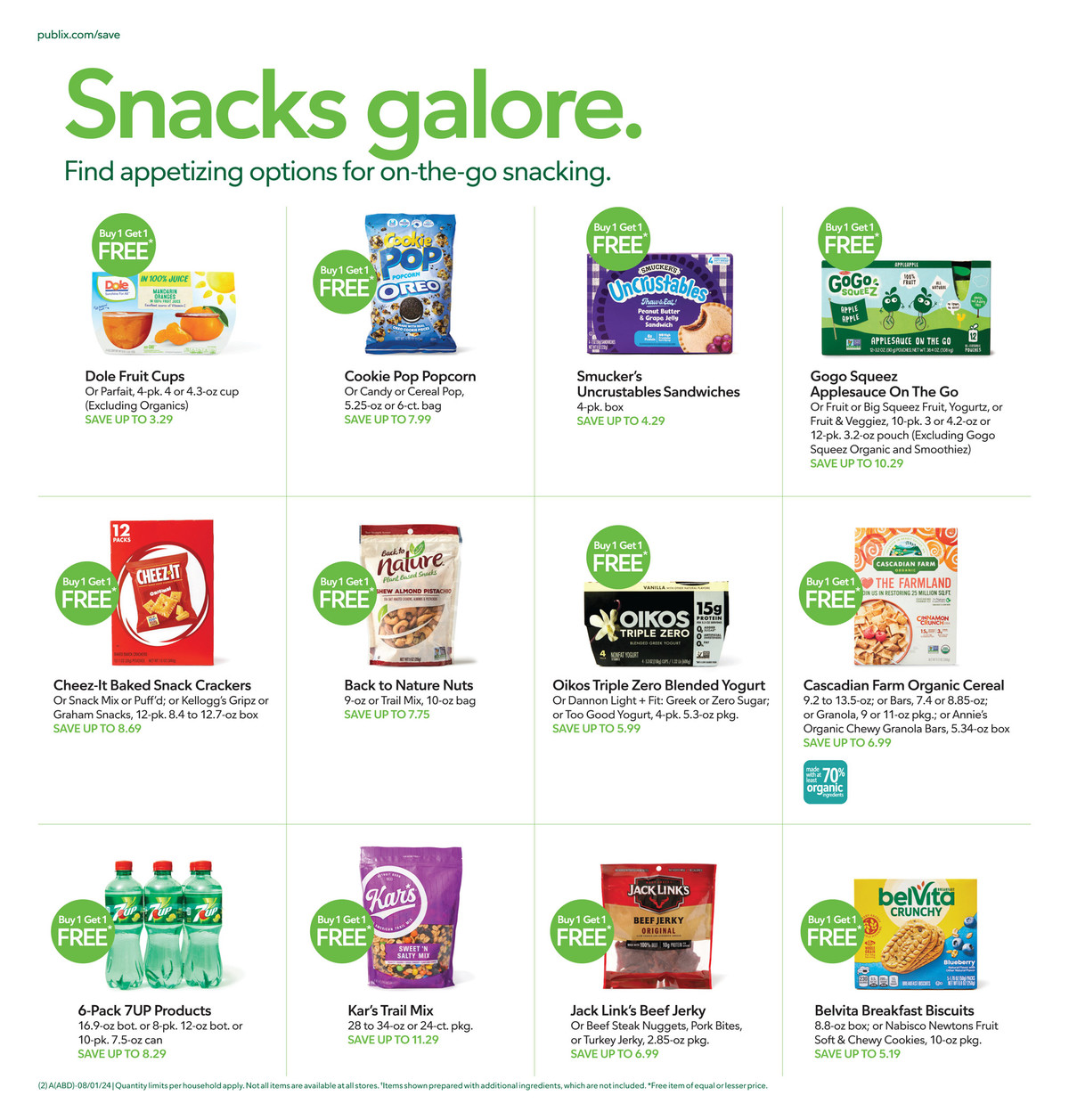 Publix Weekly Ad July 30 - August 6, 2024 | WeeklyAds2