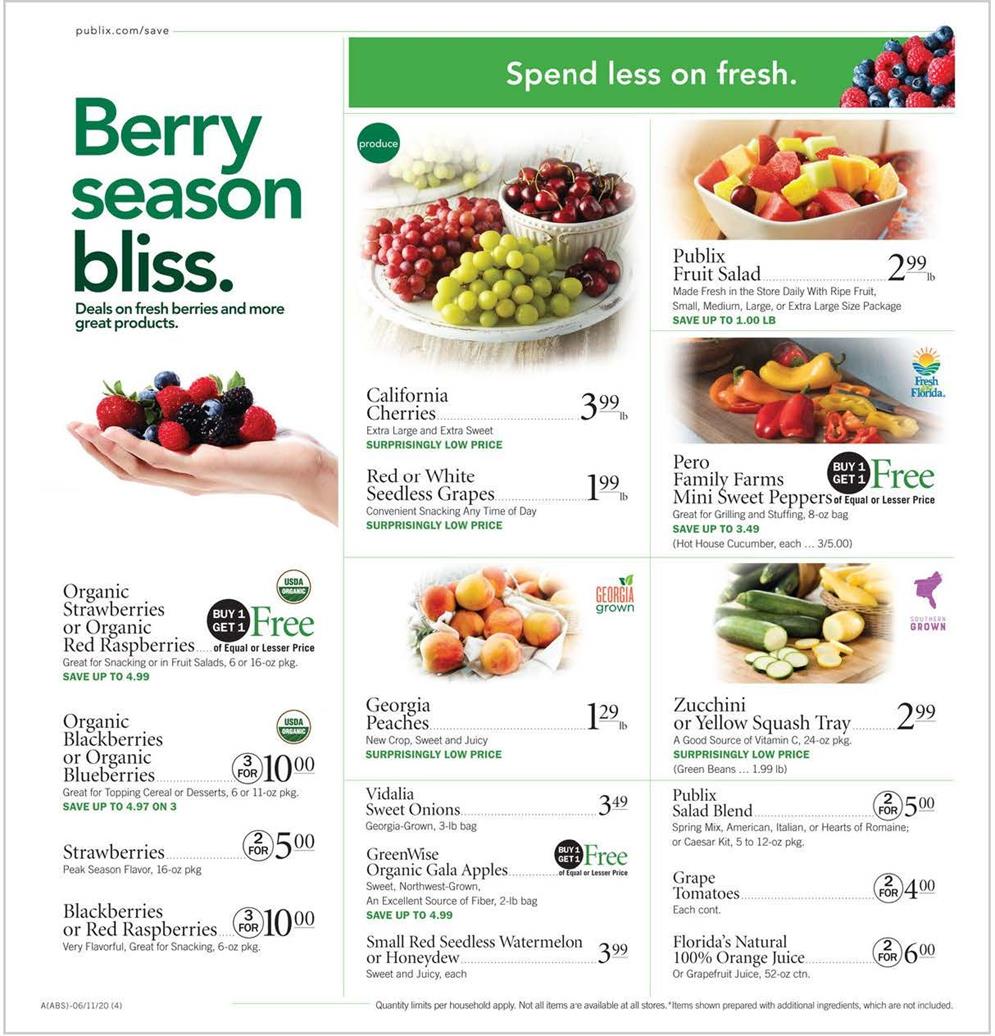 Publix Weekly Ad Jun 10 - 16, 2020 page 4