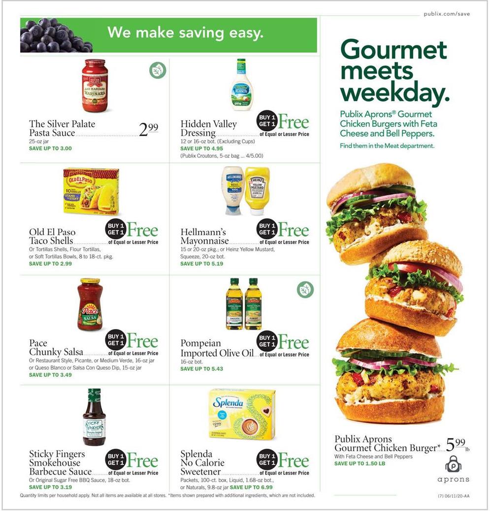 Publix Weekly Ad Jun 10 - 16, 2020 page 7