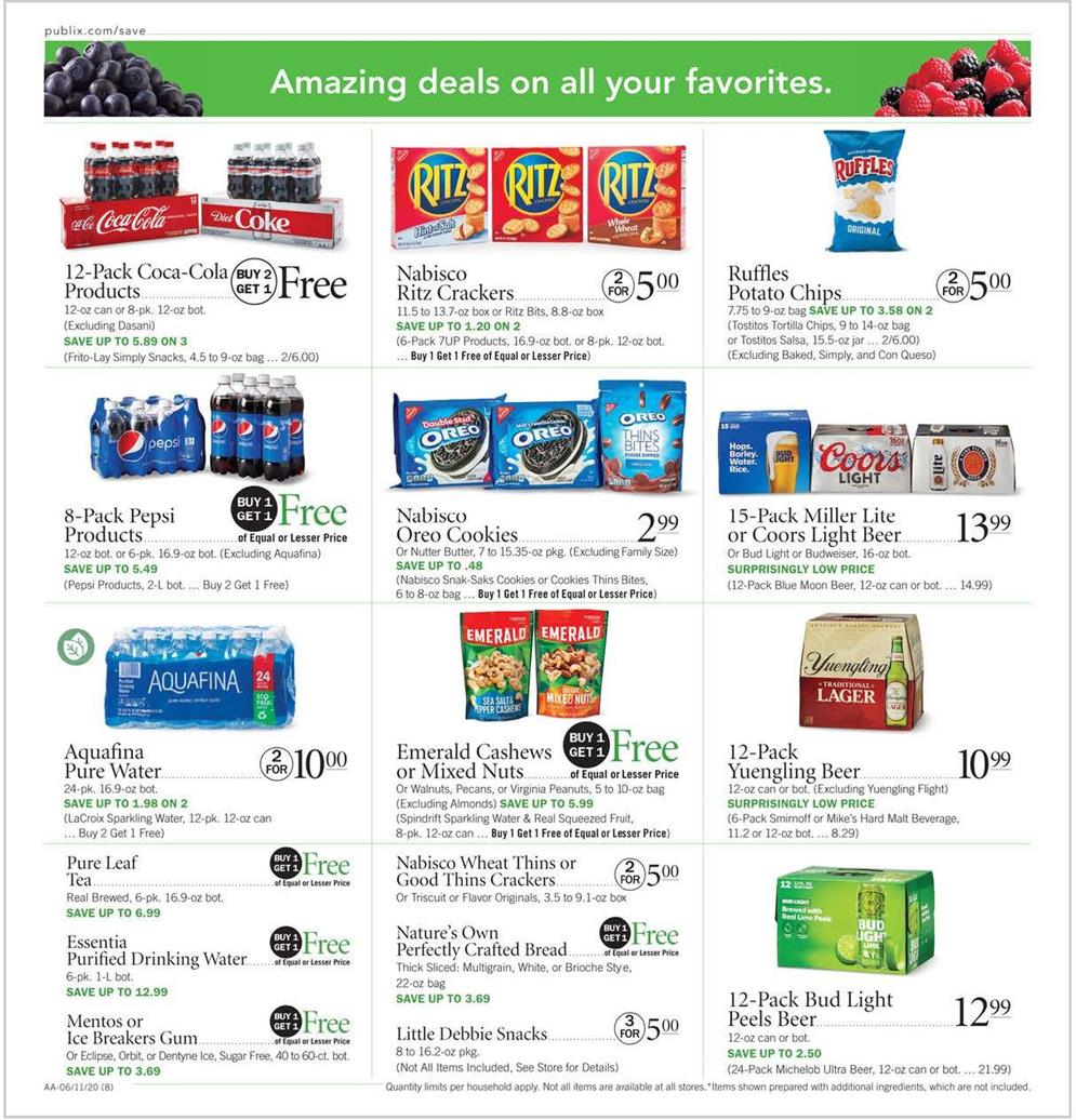 Publix Weekly Ad Jun 10 - 16, 2020 page 8