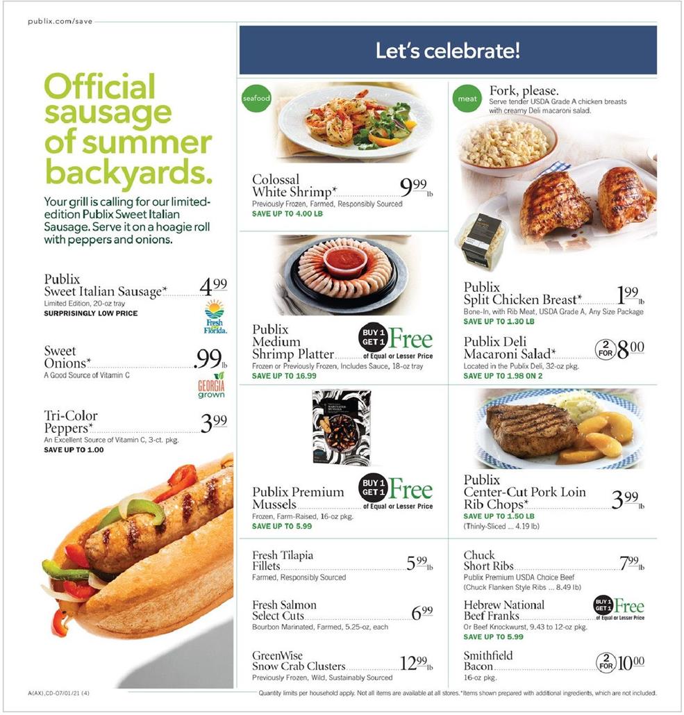 Publix Weekly Ad page 4