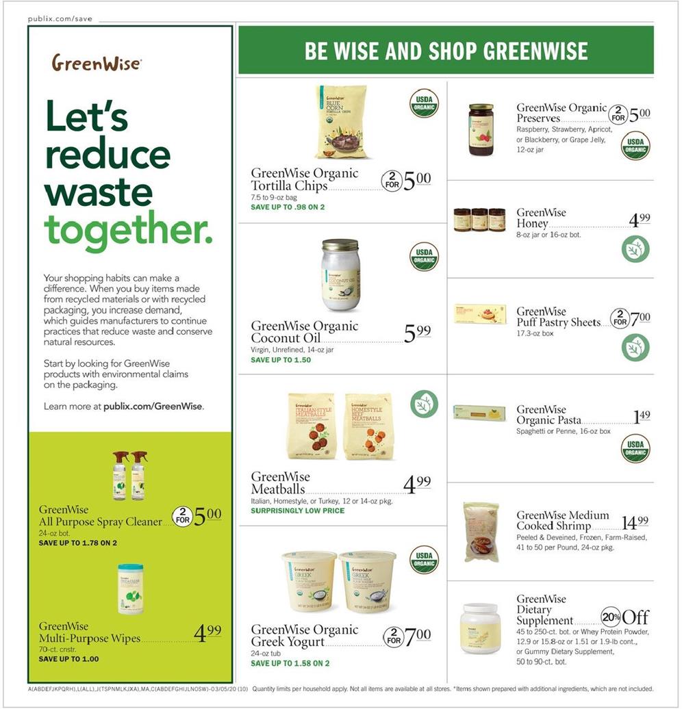Publix Weekly Ad page 10
