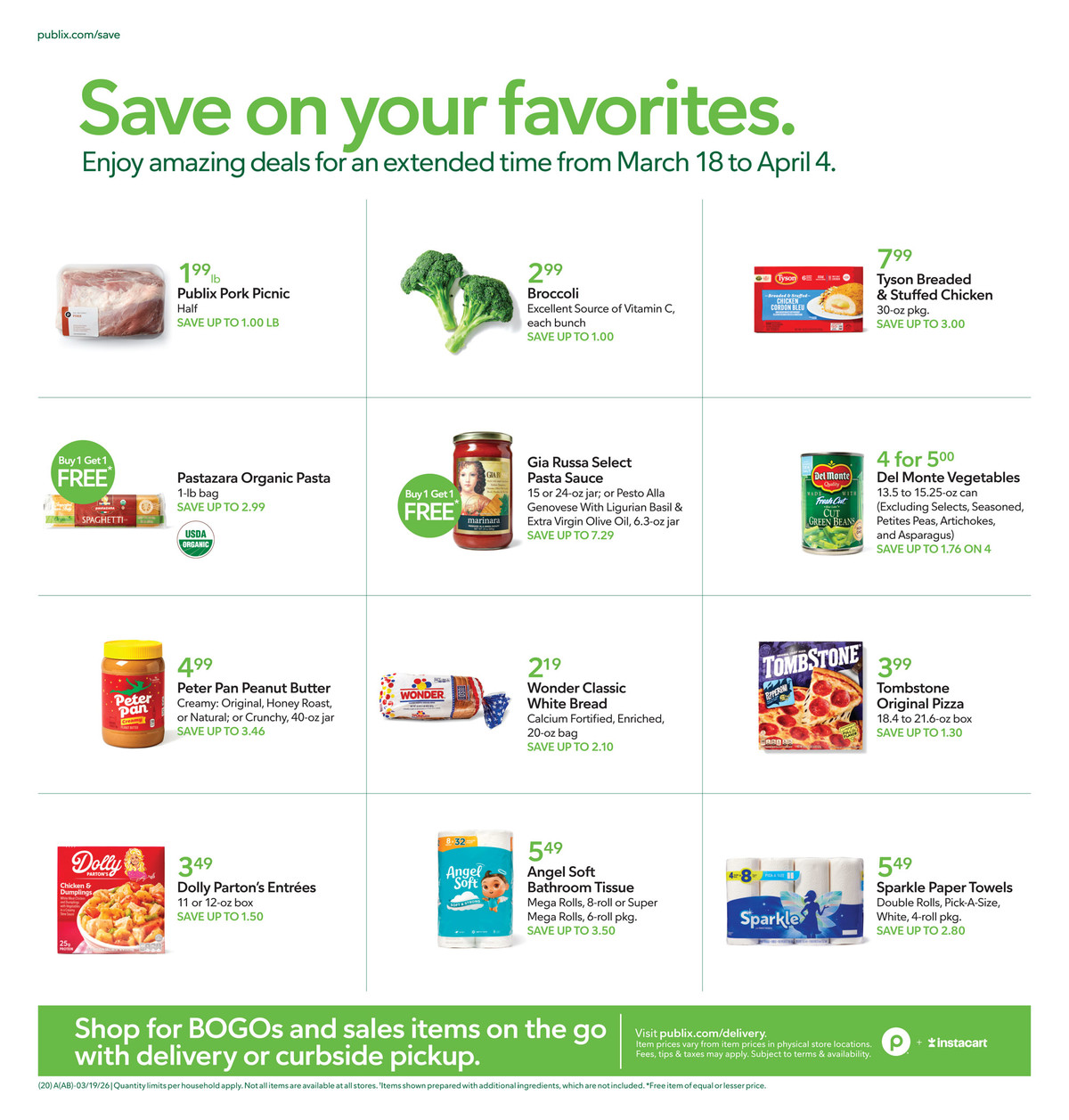 Publix Weekly Ad March 24 - April 4, 2026 | WeeklyAds2