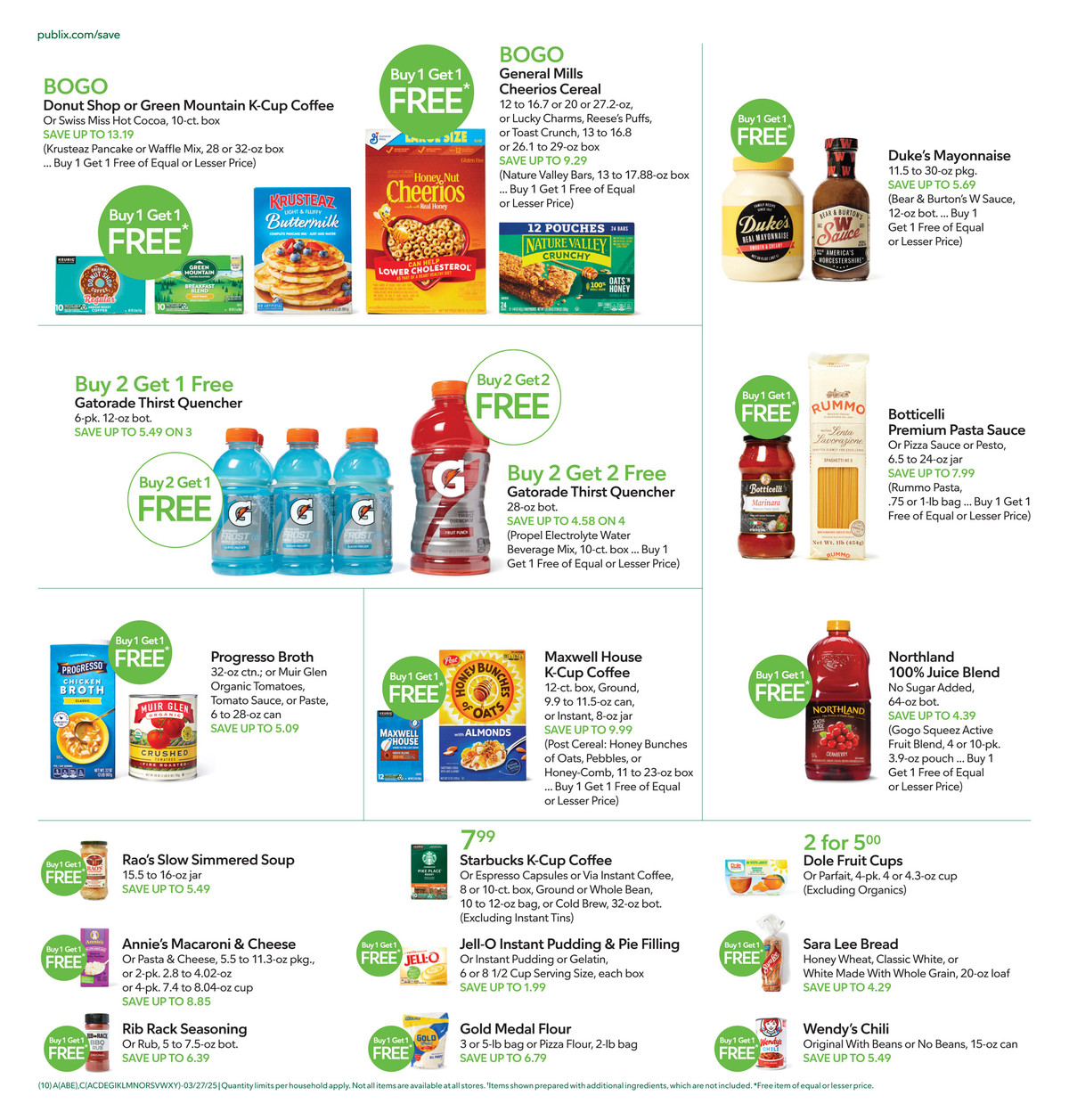 Publix Weekly Ad March 25 - April 1, 2025 | WeeklyAds2