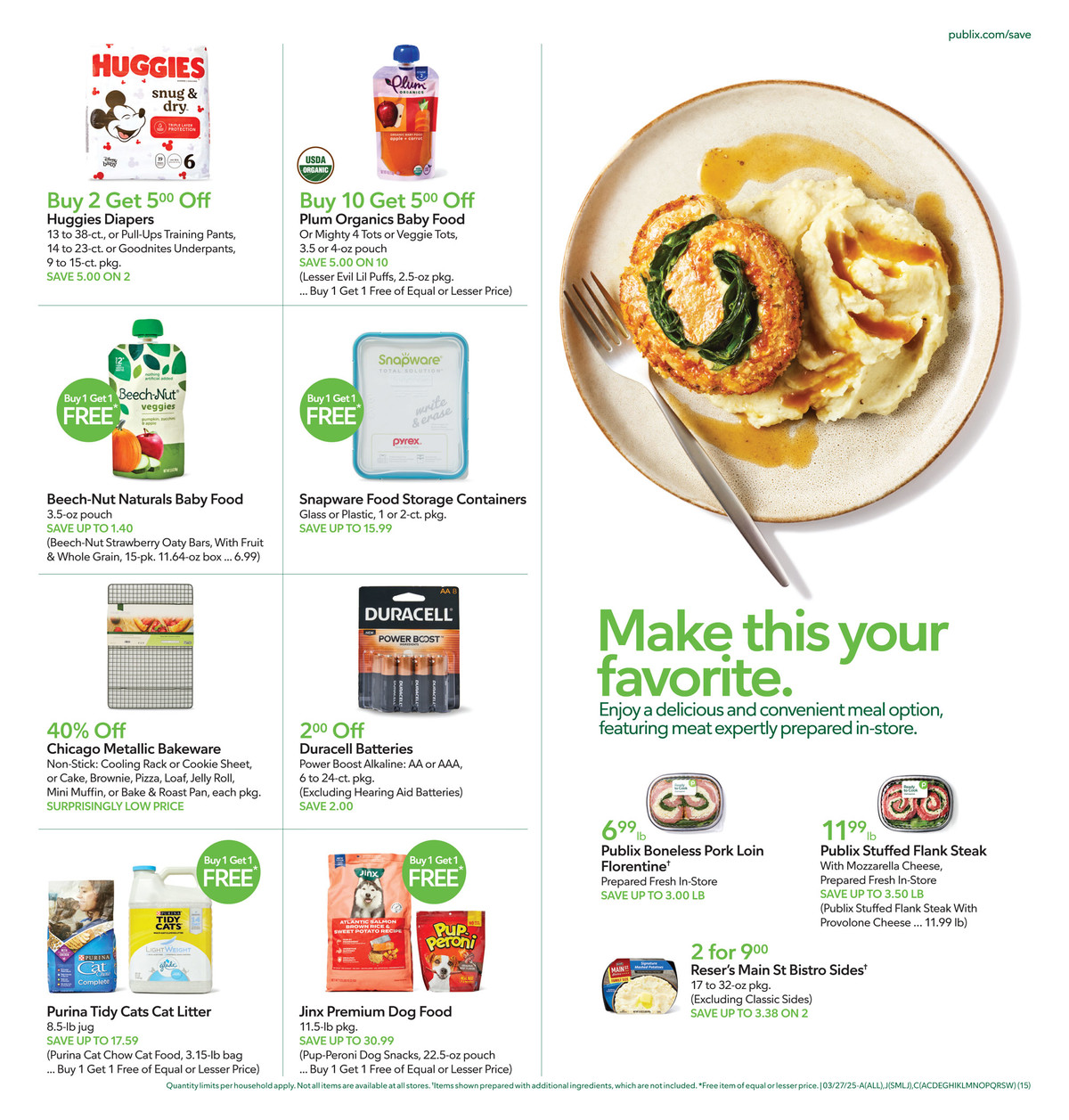 Publix Weekly Ad March 25 - April 1, 2025 | WeeklyAds2