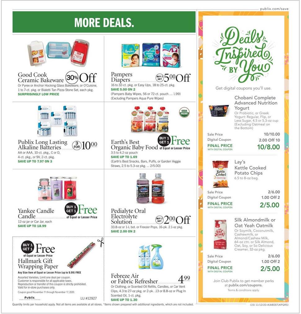 Publix Weekly Ad Nov 11 - 17, 2020 page 19