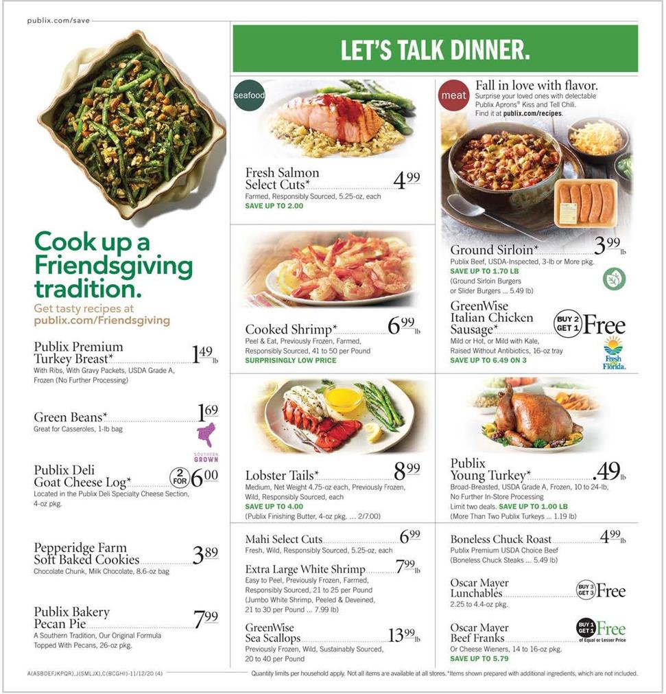Publix Weekly Ad Nov 11 - 17, 2020 page 4