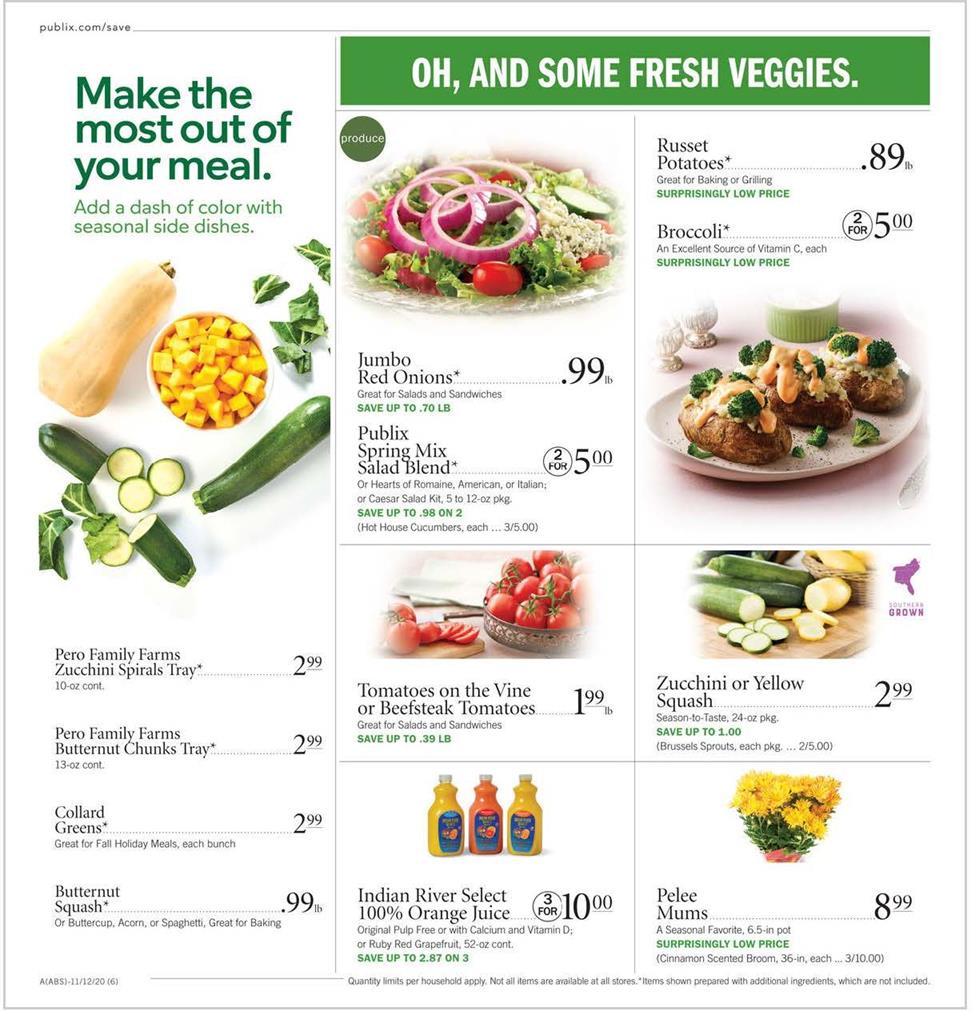 Publix Weekly Ad Nov 11 - 17, 2020 page 6