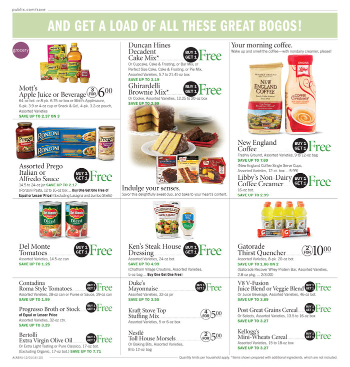 Publix Weekly Ad Nov 30 - Dec 6 2016 page 10