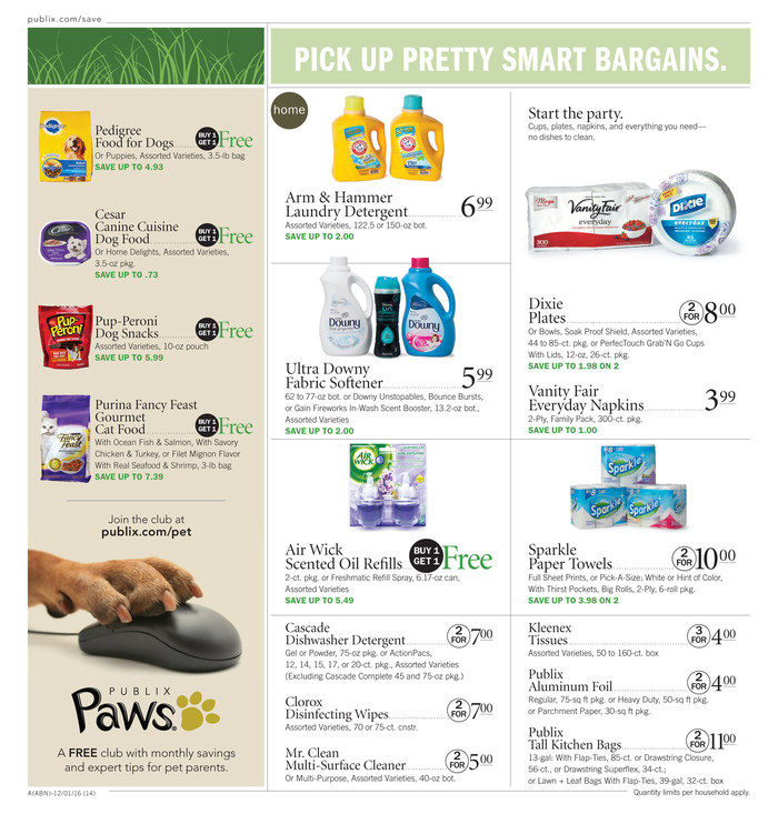 Publix Weekly Ad Nov 30 - Dec 6 2016 page 14