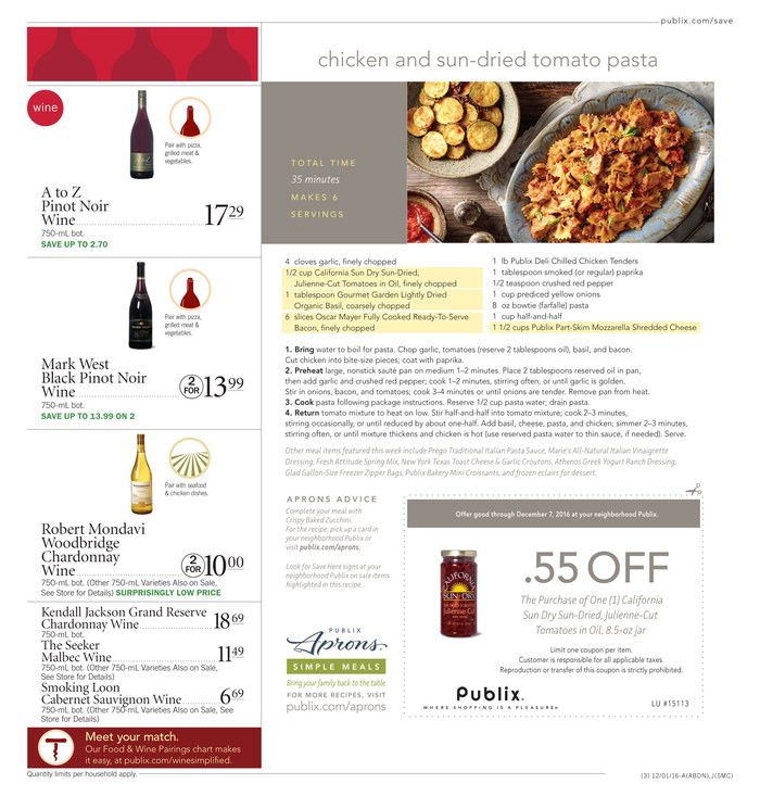 Publix Weekly Ad Nov 30 - Dec 6 2016 page 3